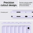 thumbnail image 3 of Case Designed for Samsung Galaxy Tab A9 8.7" 2023 SM-X110 / SM-X115, Stylish Down Jacket Desigh Soft TPU Shockproof Protective Lightweight Tablet Case Cover for Girls Women, Lightpurple, 3 of 7