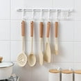 thumbnail image 5 of SLYNSHome Kitchen Sliding Hooks, Multifunctional Wall Mounted Kitchen Rail,Utensil Holder and Pot Lid Rack for Kitchen Tools,Towel,Pot Pan,Loofah,Spoon,Polished Finish,10 Hooks, 5 of 9