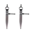 thumbnail image 1 of 2 Piezas de Lápiz Grande para Brújulas de material cuero Brújulas Divisor de material cuero de Ala Herramienta Rotativa Brújulas de Rasguño de Distancia DYNWAVEMX Pinzas divisorias de primavera, 1 of 8