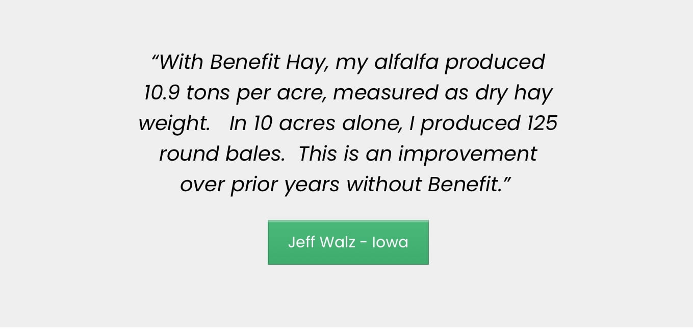 Benefit Hay Foliar Fertilizer 2.5 gal