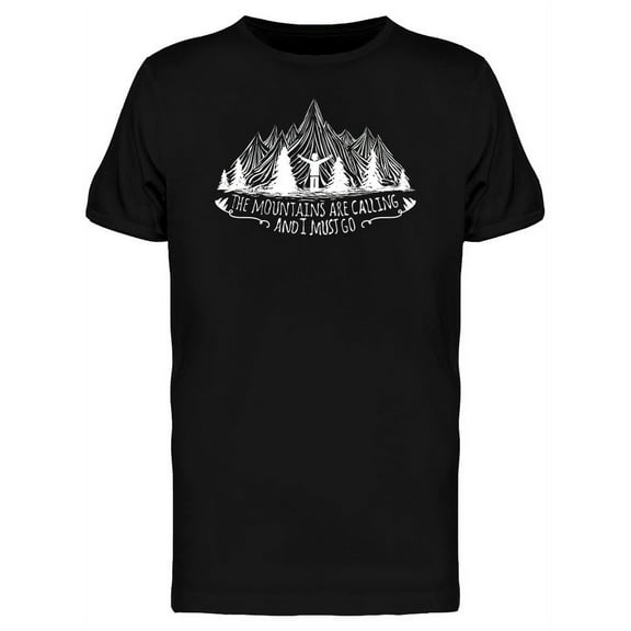 Dominating The Mountains T-Shirt Men -Image by Shutterstock, Male x-Large