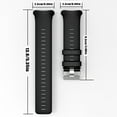 thumbnail image 3 of Oliegs Heated Blanket Premium Silicone Sports Sweat Proof Solid Color Watch Band With Convenient Adjustment And Wide Compatibility Compatible With Smartwatch Chocolate, 3 of 4