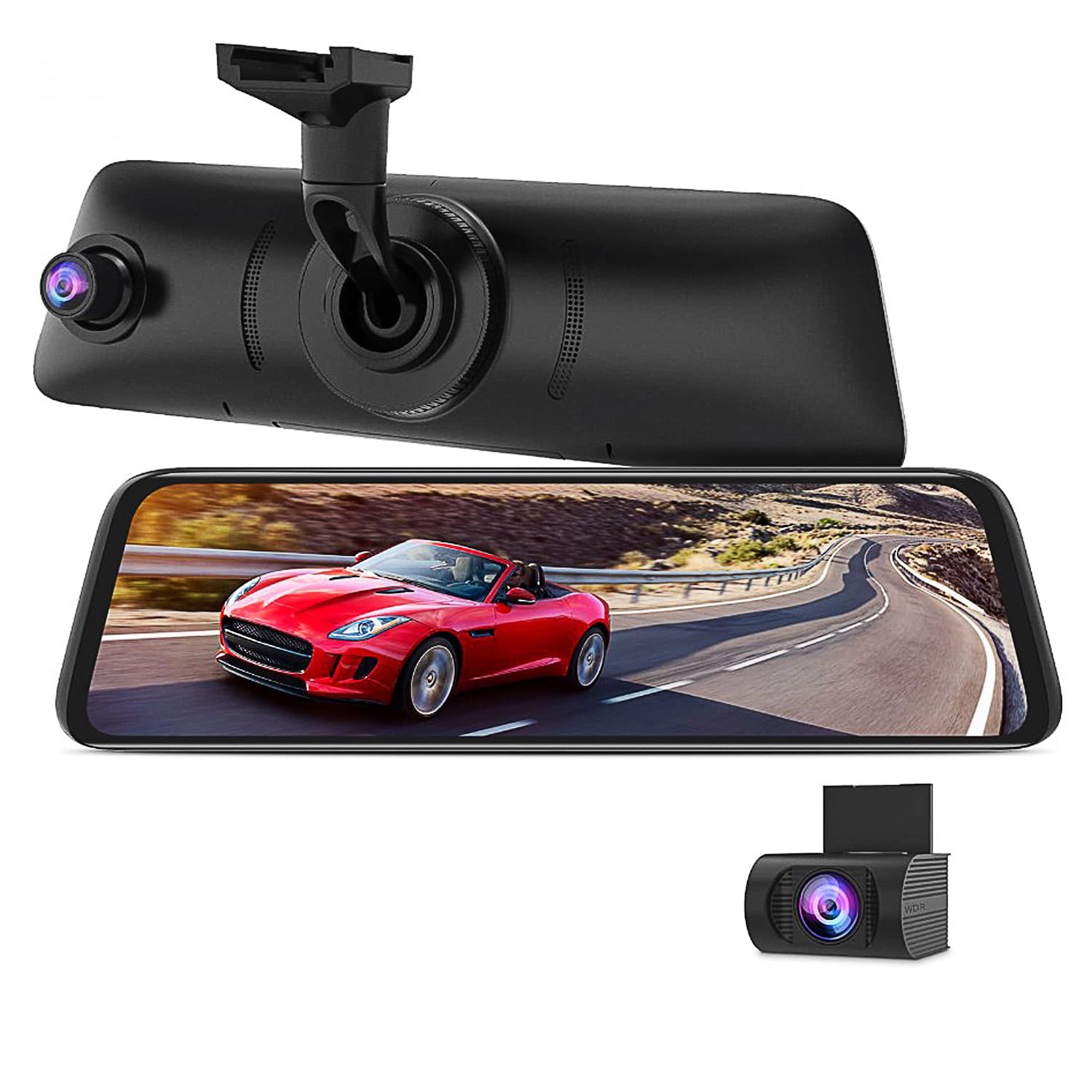 AutoVox Car Mirror Dash Cam Backup Camera Front & Rear Dual DVR