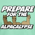 thumbnail image 3 of CafePress - Prepare For The Alpacalypse Dark T Shirt - Men's Classic Graphic Cotton T-Shirt, 3 of 4