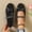 Black, variant on Women Suede Mary Jane Shoes 2026 Novel Solid Color Rivet Buckle Round Toe Versatile Shallow Comfort Slip-On Casual Flats Brown 7