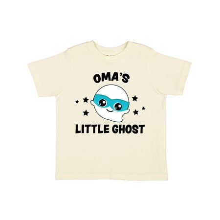 

Inktastic Cute Oma s Little Ghost with Stars Gift Toddler Boy or Toddler Girl T-Shirt