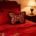thumbnail image 5 of AuroraX Butterfly Shaped Throw Pillows for Couch,Decorative Soft Red Cute Throw Pillow,Valentines Day Farmhouse Home Couch Decoration Gifts for Women Mom, 5 of 6