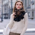 thumbnail image 5 of Chales para mujer Chal de tacto suave de cachemira Bufandas de otoño para mujer Chales y chales Bufanda de punto gruesa y cálida para invierno Poncho abierto al frente, 5 of 5