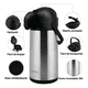 thumbnail image 2 of Termo Para Cafe Vencort Grande Acero Inoxidable Dispensador 3 Lts Xtellar Color Negro, 2 of 3