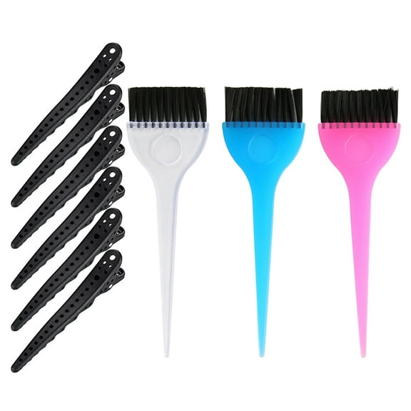 Yardwe Hair Dye Tools Assorted Color Practical Set for Salon and Home Use