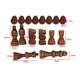 thumbnail image 1 of Juego de Ajedrez Internacional ANGGREK 32PCS piezas de Madera, 1 of 7