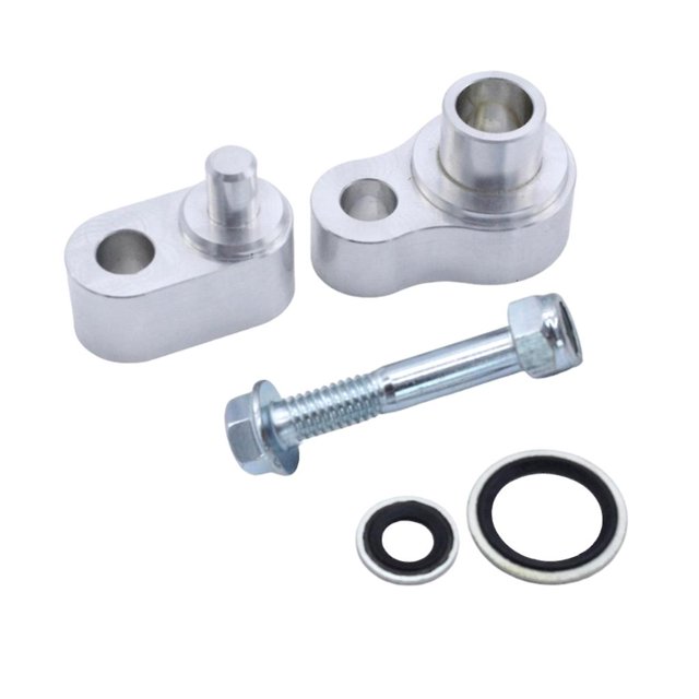 Earhook Type A Bloque de A/C Off Set Terminadores de línea de aire acondicionado de aluminio para pioneros
