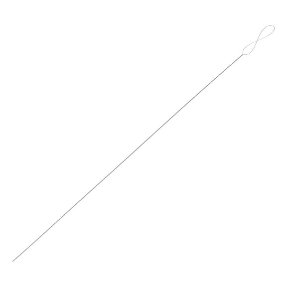 Uxcell 5.12'' Thread Sewing Needles Collapsible Large Eye Beading Needle Stainless Steel Silver Tone 1pack