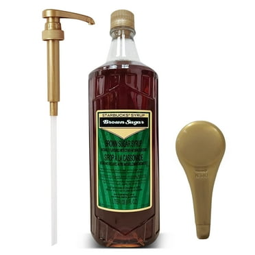 Starbucks Syrup Brown Sugar 33 Oz Bottle For Coffee And Tea With Gold Coffee Syrup Pump, 33.8 Fl Oz (Pack Of 1)