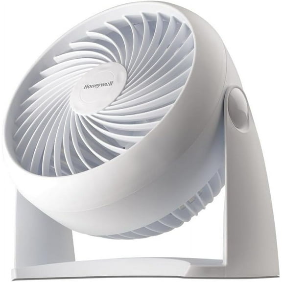 HT-904 TurboForce Tabletop Air Circulator Fan, Small, White – Quiet Personal Fan for Home or Office, 3 Speeds and 90 Degree Pivoting Head
