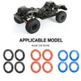 thumbnail image 2 of Ruiboury Wheel Rim Outer Ring For SCX6 Aluminum Alloy Crawler Quality Solid Brass 4pcs RC Car Accessories Replacement Parts RC Upgrade Part TYPE12, 2 of 6