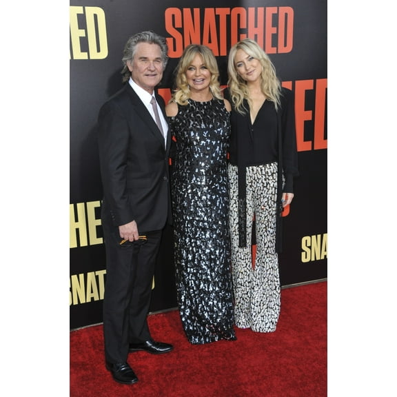 Kurt Russell Goldie Hawn Kate Hudson At Arrivals For Snatched Premiere The Regency Village Theatre Los Angeles Ca