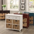thumbnail image 4 of Miekor Furniture Teal Console Table with Storage 50257, 4 of 5