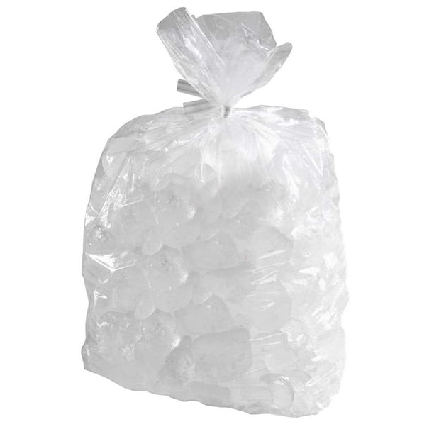 Pack of 1000 Clear Ice Bucket Liners 6 x 6 x 12. Food Grade Plastic Ice