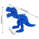 thumbnail image 2 of Juguete de dinosaurio impreso en 3D Tiranosaurio Rex articulado regalos para niños azul, 2 of 2