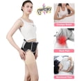 thumbnail image 5 of Buttock Lower Abdomen Belly Hip Heating Pad Massage Brace Period Heating Pad Massager Electric Back Abdomen or Belly Massage Pad Menstrual Buttock Belly Pain Relief, Shape Shorts ab Machine, 5 of 9