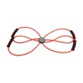 thumbnail image 2 of Core Cross Resistance Band For Women Working Out, Fitness Exercise Band With Handles For Pilates Yoga Strength Training, Latex Elastic Loop Tube, Red, 2 of 4