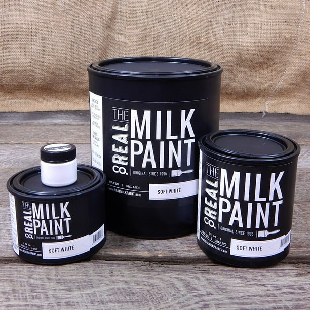 Real Milk Paint, Soft White, Pint (16oz)