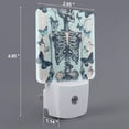 thumbnail image 2 of Xecao Butterflies Skull Bows for Night Light - a Wall-mounted LED Fixture with A Dusk-to-dawn Sensor, Ideal for Bedrooms, Bathrooms, Hallways, and Kitchens-US, 2 of 7