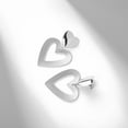 thumbnail image 4 of poptopping double heart earrings dangling heart drop earrings for women love heart dangle earrings valentines day mothers day gift, 4 of 7