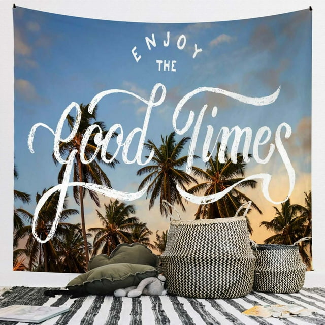 Tapicería Good Times Wall Aesthetic de microtela de 150 x 130 cm