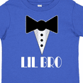 thumbnail image 4 of Inktastic Lil Bro Little Brother Mock Tuxedo Tux Boys Toddler T-Shirt, 4 of 5