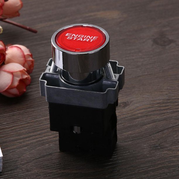 12V 10A LED Car Engine Power Start Encendido Arrancador Interruptor de botón Ndcxsfigh Accesorios para autos y motos