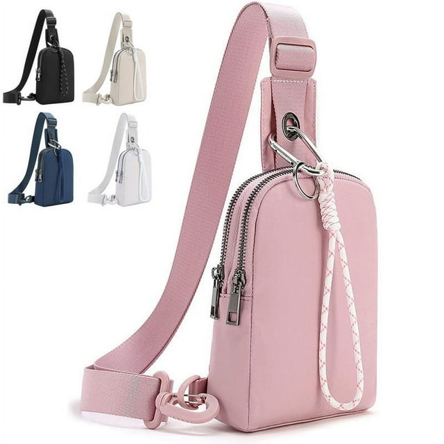 Estbridge Sac Banane Imperméable Unisexe à la Taille Blanc