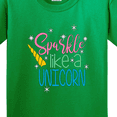thumbnail image 4 of Inktastic Sparkle Like a Unicorn Youth T-Shirt, 4 of 5