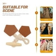 thumbnail image 2 of AURARMLET Stylish Horn Shape Wooden Toggle Fasteners for Coats 8 Pairs, 2 of 8