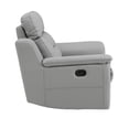 thumbnail image 3 of Titan Furnishings Modern Faux Leather Upholstered Chair in Gray, 3 of 9