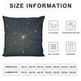 thumbnail image 5 of GOSMITH  Star Map Throw Pillow Cover City Light Constellation in Night Sky Decorative Pillow Case Standard Square Cushion Cover for Sofa Bedroom Men Women, 5 of 5