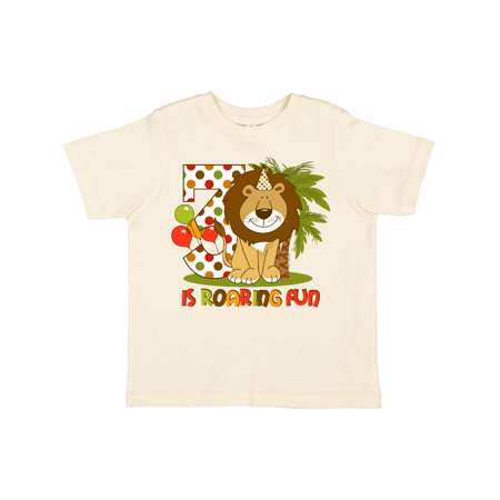 

Inktastic Cute Lion 3rd Birthday Gift Toddler Boy Girl T-Shirt