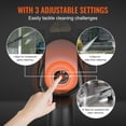 thumbnail image 4 of Cordless Pressure Washer 652 PSI 1.1 GPM Portable Power Cleaner with 4.0Ah Battery Charger 6 in 1 Nozzle for Car Home Floor Cleaning Watering, 4 of 7