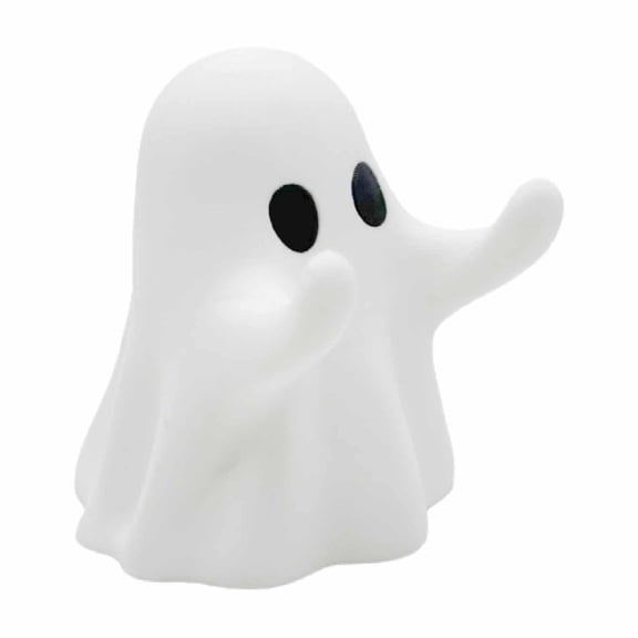 FEISHENTT Halloween Ghost Figurine Cute Halloween Desktop Tray Decorations Desk Funny Spooky Resin Statue for Holiday Living Room Office Centerpiece Tabletop Sculpture Decorations