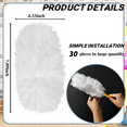 thumbnail image 3 of Lomyolo Heavy-Duty Duster Refills– 30 Pack Static Dust Removal Brush, Thickened Disposable Replacement with Heads for Electronics, Furniture Office Blinds & Ceiling Fans Cleaning-White, 3 of 6