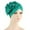 Green, variant on Herrnalise Women Solid Floral India Muslim Ruffle Chemo Hat Headwear Head Wraps Turbans Beanie Cap Headwraps