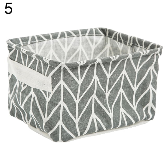 Foldable Desktop Underwear Storage Box Cosmetic Basket Stationery Container
