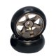 thumbnail image 5 of Rueda resbaladiza RC 4x RC Slick Wheel Neumáticos Ruedas Llanta para 284131 1/28 Hobby Car Buggy Truck DIY Accs Magideal Rueda resbaladiza RC, 5 of 6
