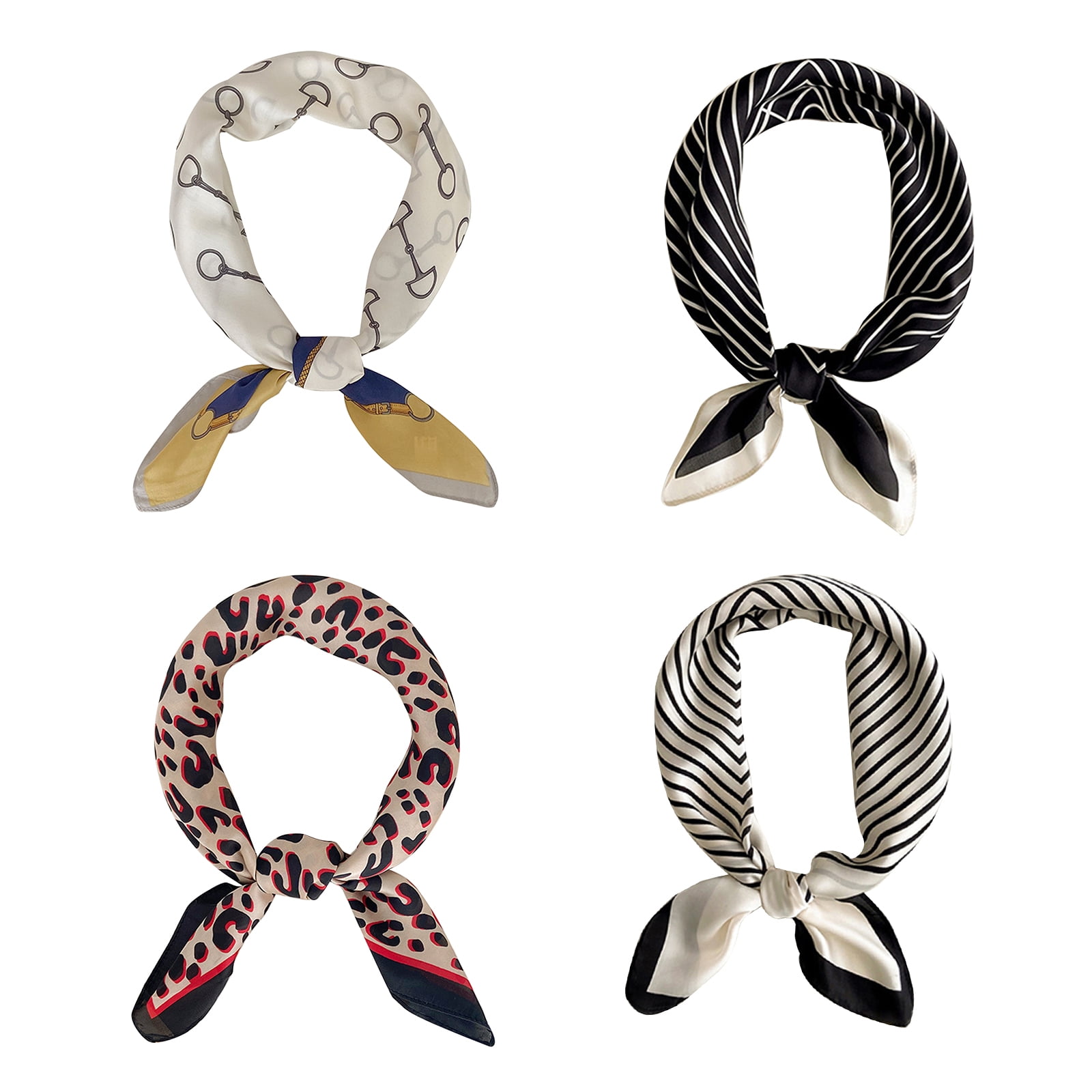 Details about   Ponytail scrunchies hair ties for Women Hair Bow Tie Scrunchies Hair Bands Print 