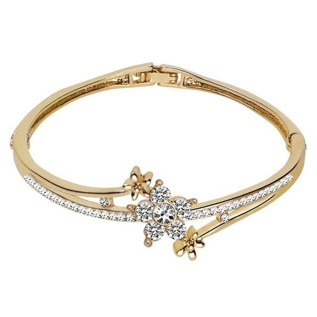 Bracelets pour Femmes Bijoux Bracelets Bracelets Mode Bracelets Beaux Ensemble de Colliers Bracelets Ensemble de Bijoux en Strass Bracelets Numériques en Titane pour Hommes Boucles d'Oreilles Roses Solaires pour Femmes Montre avec