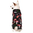 thumbnail image 1 of Honeii Sweat à Capuche Imprimé Champignons Rouges pour Petits Chiens, Chandails à Capuche pour Animaux de Compagnie Automne Hiver Chiots Chats Vêtements Chauds pour Petits Chiens Tenues Costume-Petit, 1 of 7