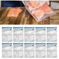 thumbnail image 6 of 10 Pack Handy Portable Sealing Food Vacuum Sealer Bags, Reusable Vacuum-Sealed Food Storage Bags, Vac Heat Sealing Machine with a Hand Pump, BPA-Free, 6 of 8