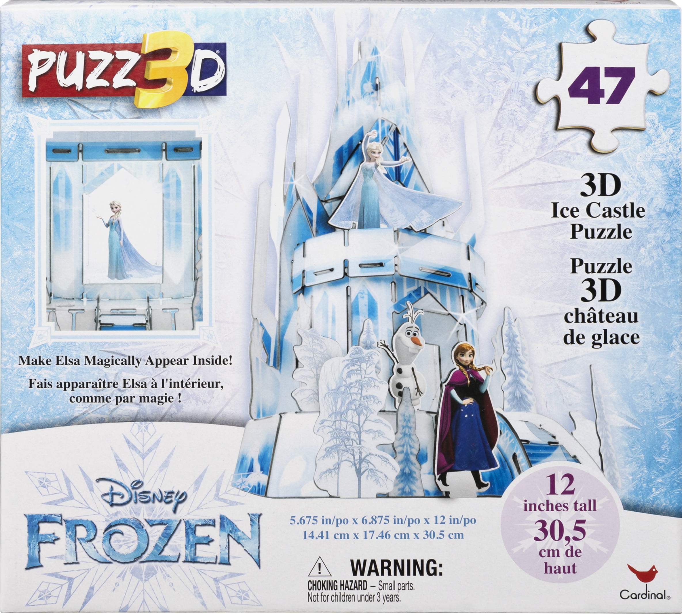 343 Piece Frozen 2 3D Puzzle Jigsaw Includes Base Board And Poster 