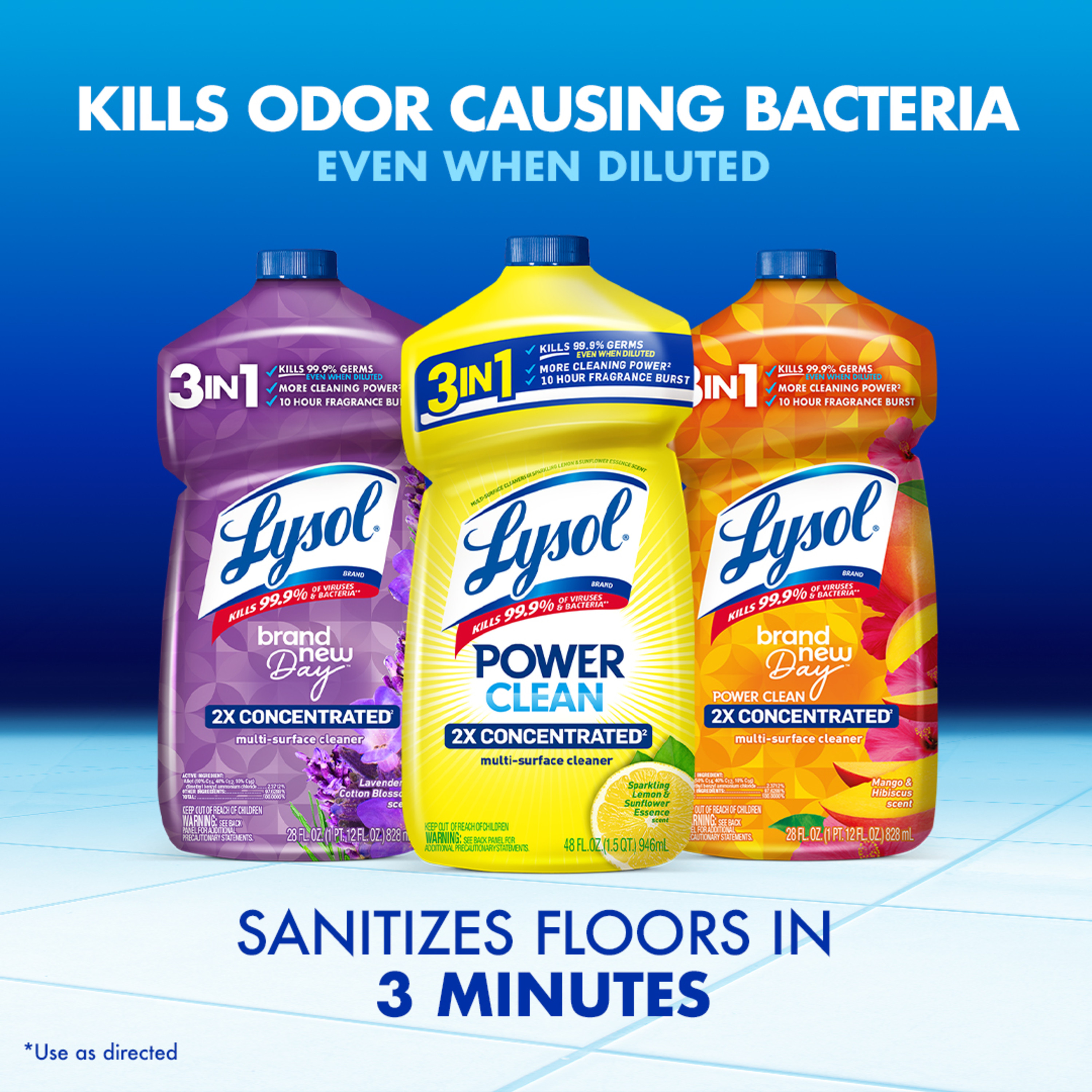 Lysol All Purpose Cleaner Multi-Surface, 3 Pack photo 3
